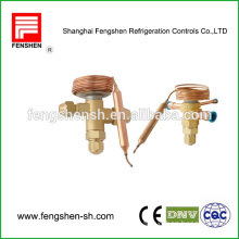 Thermostatic Expansion Valve regulate the injection of the refrigerant liquid into evaporators
